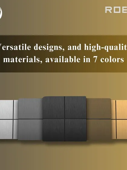 We offer versatile design choices, like the ROEHN ION keypads available in seven high-quality materials. This allows our partners to perfectly match the control interfaces to any interior design scheme, ensuring technological elements enhance the overall aesthetic.