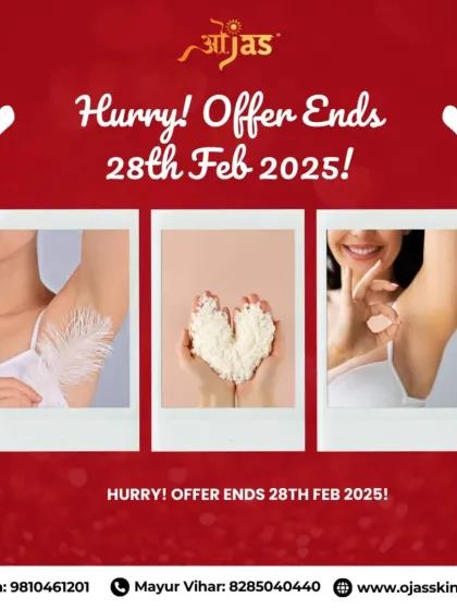 Hurry, our 40% off offer on the Intimate Skin Treatment ends on February 28th. Book your appointment now to get smooth, glowing skin.