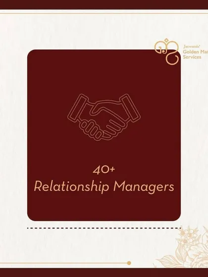 With a team of over 40 relationship managers, I ensure every client receives personalized attention and dedicated support throughout their matchmaking journey.