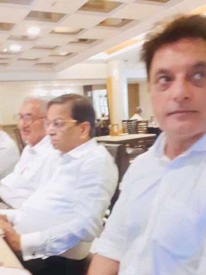 Another view from our pre vacation lunch. The bonds formed with fellow lawyers over the years are a crucial part of my professional life.