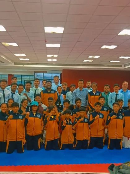 Another angle of our successful ICSE national team. We celebrate every victory as a collective achievement for the entire academy.