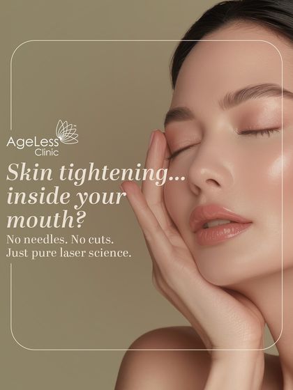 Many clients are surprised to learn that skin tightening can start inside the mouth. The Fotona 4D treatment uses pure laser science, with no needles or cuts, to stimulate collagen right where it's needed most for a natural lift.