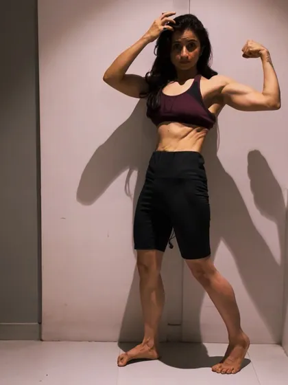 The journey to building muscle is a marathon, not a sprint. Each photo like this marks a small victory along the way.