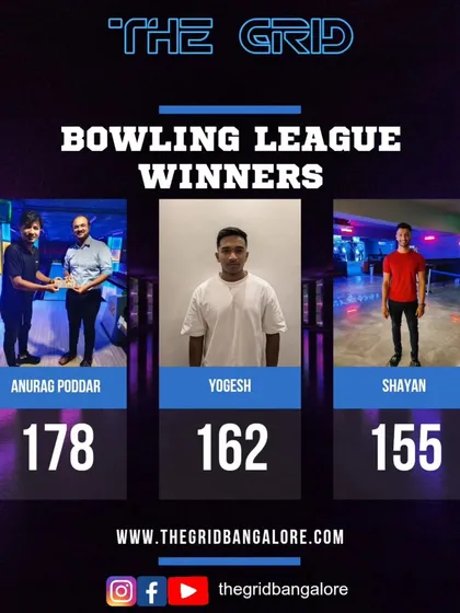 Congratulations to our Bowling League Champions. A huge shoutout to Anurag, Yogesh, and Shayan for their incredible performance this season.