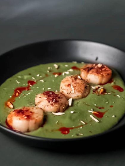 Balanced with spice and a delicious sauce, each bite from our Scallops in Green Thai Curry is sure to make a mark. This is a preview from our upcoming menu.