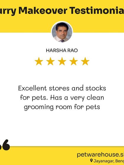 Pet Warehouse - Pet Grooming Services Words from Our Pet Parents photo 33