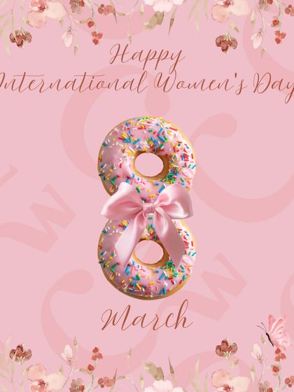 Happy Women's Day to all the gorgeous women. We celebrated the day with these special sprinkle donuts, because every woman deserves a sweet treat.