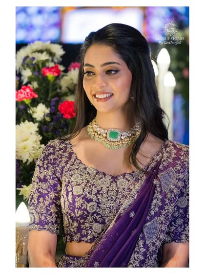 Geethanjali Venkatesh - Special Occasion Makeup Regal Reception & Sangeet Glam photo 131