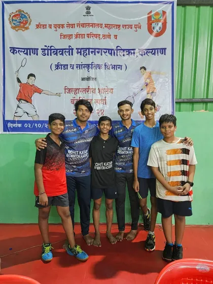 Our winning team from the under-17 boys category at the KDMC and Bhiwandi DSO tournaments, representing both our Kalyan and Bhiwandi centers.
