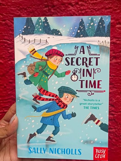 "A Secret in Time" joins our library shelves. Historical fiction like this can transport students to another era, expanding their worldview and vocabulary.