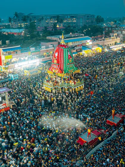 This is what devotion looks like from above. Capturing the sheer scale of the Jagannath Rath Yatra in Puri, with over a million people united by faith, was an experience beyond words. My drone allowed me to witness the festival not as chaos, but as a beautiful, moving pattern of belief.