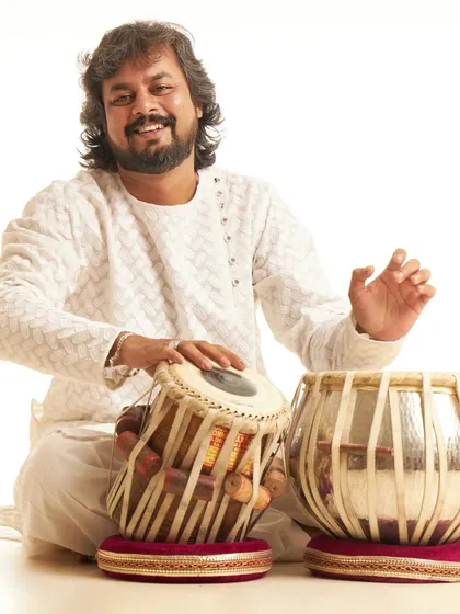 A simple portrait, but it captures my love for the tabla. This instrument has been my companion for decades, and it's a joy to share its voice with you.