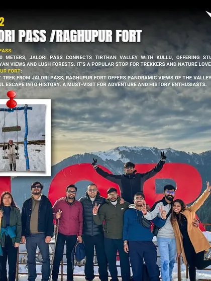 Day 2 of our Jibhi trip takes you to Jalori Pass and Raghupur Fort for stunning panoramic views of the valley.