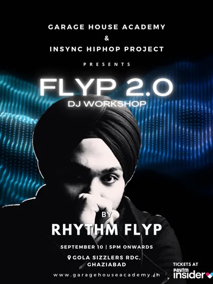 A look at the official poster for my FLYP 2.0 DJ Workshop. These events are designed to give you a complete overview of the DJing world, from technical skills to industry insights.