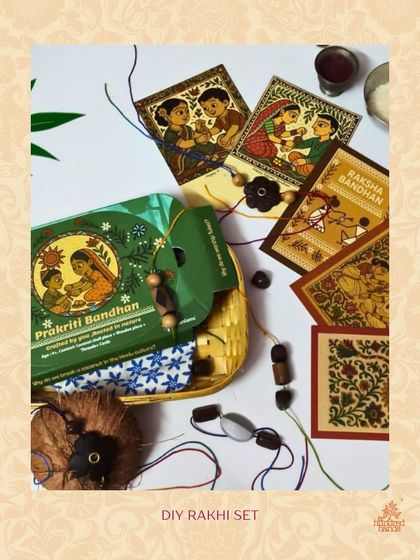 This DIY Rakhi set is a perfect example of how handmade objects carry more meaning. Instead of buying something mass-produced, you can create a thread of love that is as unique as your bond.