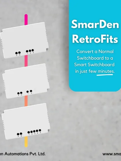 Our retrofit modules are the easiest way to a smarter home. These controllers convert a normal switchboard into a smart one in just a few minutes, without any need for re-wiring.