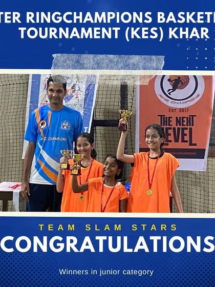 A huge congratulations to Team Slam Stars, the winners in the junior category of our tournament. Future champions in the making.
