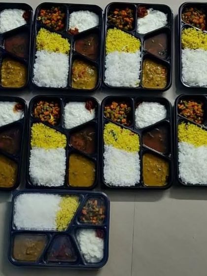 Here is a large order of my regular vegetarian meal platters. This is a great option for corporate events or functions where individual packed meals are needed.