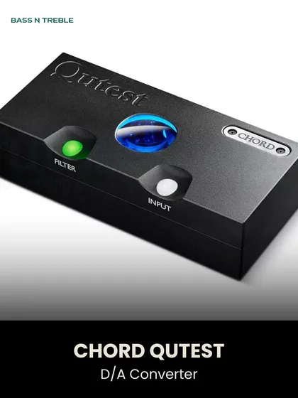 The Chord Qutest D/A Converter, a pure DAC designed to bring Chord's legendary digital conversion technology to a wide range of audio systems.