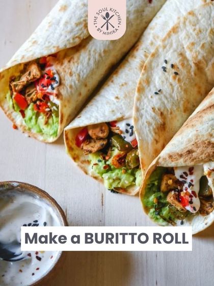 For a handheld meal, use the dip as a filling for a delicious burrito roll.