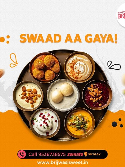 Swaad Aa Gaya! This is the reaction I aim for with every dish. This image shows a variety of my desserts that are guaranteed to delight your taste buds.