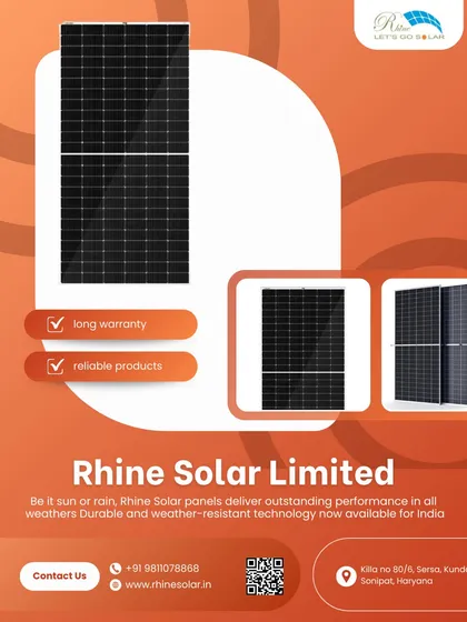 Be it sun or rain, my panels deliver outstanding performance in all weather. This is durable and weather-resistant technology, now available for India, with a long warranty and reliable performance.