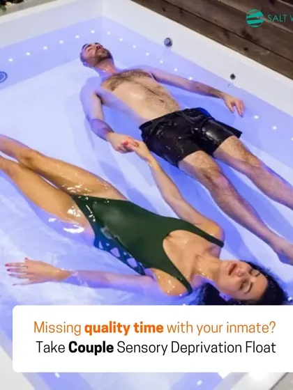 Looking to reconnect and spend quality time together? Our couple's float offers a private, serene environment to relax your mind, body, and soul side-by-side.
