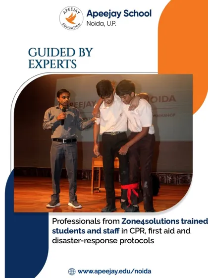 We equip our students with vital life-saving skills. Professionals from Zone4solutions trained students and staff in CPR, first aid, and disaster-response protocols, ensuring our community is prepared for emergencies.