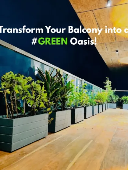 We transform underutilized areas like this office deck into a green oasis. By using lightweight fibreglass planters and a mix of durable plants, we created a beautiful, low-maintenance retreat for employees to relax and recharge.