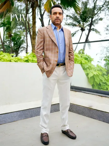 The epitome of quiet luxury. We had the honour of dressing the legendary actor Pankaj Tripathi, whose sophisticated style perfectly reflects our philosophy of understated and masterful craftsmanship.