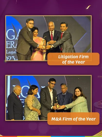 Glimpses from the Legal Era awards night, where our firm's leadership in litigation and M&A was recognized.