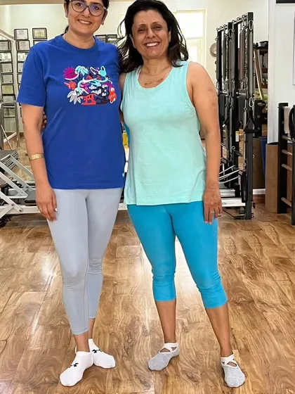 A fun morning with a client at the studio. I value the one-on-one connections and friendships that grow through our shared love for movement.