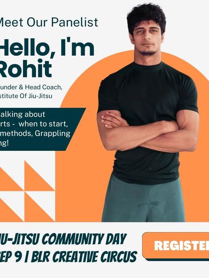 I was a panelist at the Jiu-Jitsu Community Day, where I discussed my approach to martial arts, including learning methods and the strategic differences between grappling and striking.