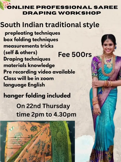 A flyer for a Thursday workshop. I offer classes at various times to accommodate different schedules.