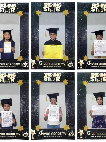 A collage of our young achievers from the 2022-23 session. Each student is a star, and we celebrate their hard work and progress. Our foundation batches focus on building a strong academic base from an early age.