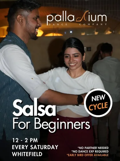 Your journey starts here. Our Salsa for Beginners classes in Whitefield are the perfect introduction to Latin dance, with no partner or prior experience required.