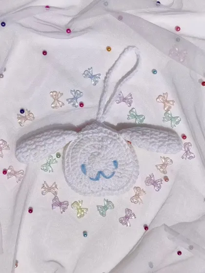 A Cinnamoroll-themed pouch, perfect as a bag charm or to hold your small essentials.