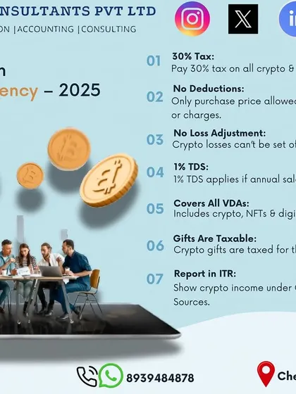 Cryptocurrency and NFT gains are taxed differently. I explain the key rules for 2025, including the 30% tax rate, 1% TDS on transactions over ₹50,000, and the rules around reporting crypto gifts and losses in your ITR.
