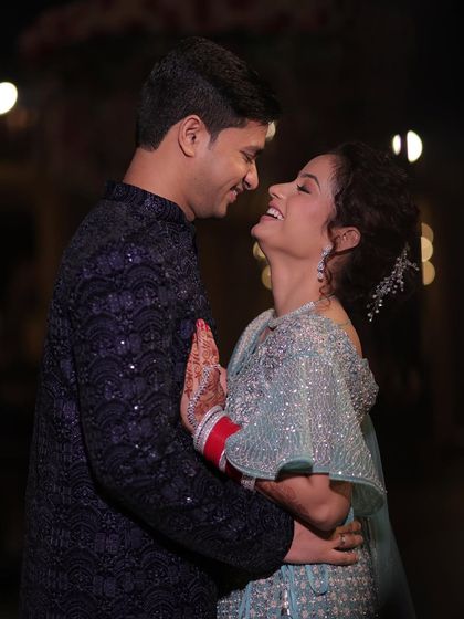 That newly-engaged glow.