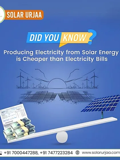 Did you know? It's a fact that producing your own electricity from solar is cheaper than paying monthly electricity bills. This graphic illustrates the clear financial advantage of going solar.