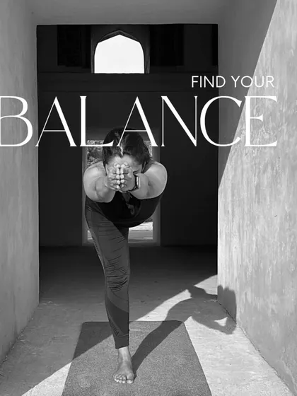 I could make a reel talking about the benefits of yoga, but I won't. If you want to be better, for yourself, start practicing. Find your balance.