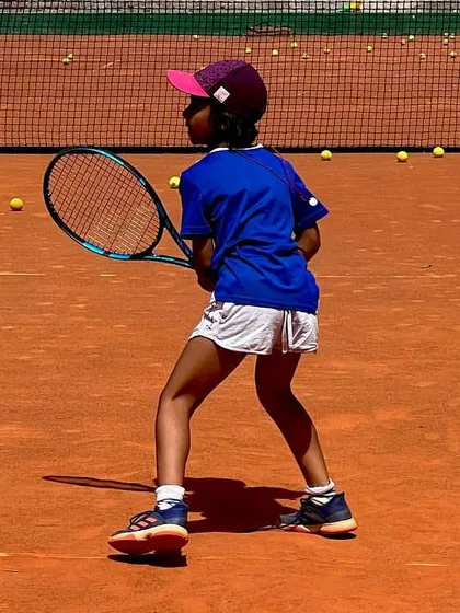 The ready position is more than a stance; it's a mindset. It signifies focus, anticipation, and being prepared for any shot. We instill this discipline in our young champions from day one, because every point starts before the ball is even hit.