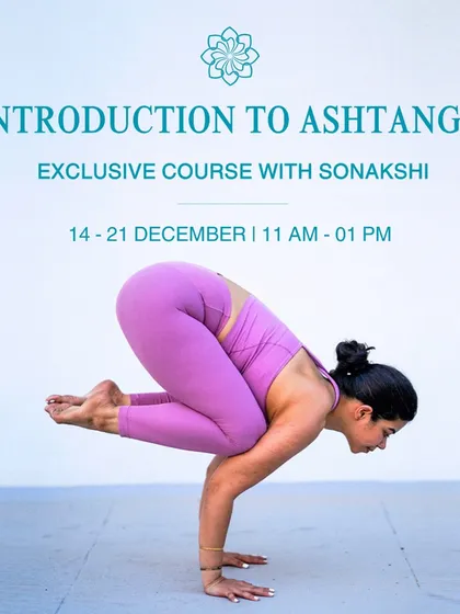Ready to build a strong foundation? This is from my Introduction to Ashtanga course, designed for beginners. We focus on learning the core postures, like this arm balance, Bakasana, in a supportive, small-group setting.