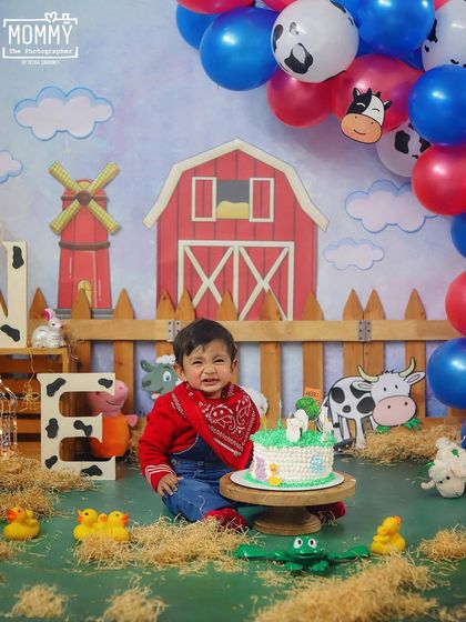 Even a few tears can be a memorable part of the day. Not every baby loves the cake smash, and that's okay too.