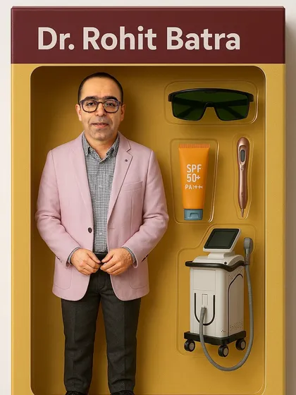 This is a fun take on what I do every day. My toolkit includes everything from advanced laser machines and expert techniques to the most fundamental advice, like using SPF 50+ sunscreen. I combine science and technology to be your personal skincare superhero.