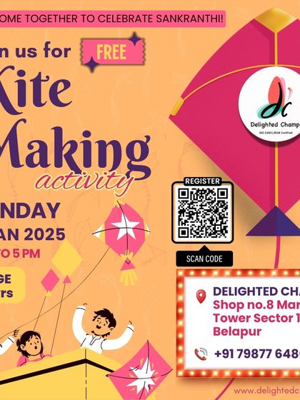 To celebrate Makar Sankranti, we hosted a free kite-making event at our Belapur center. This fun-filled activity allowed children to get creative and learn the art of making their own kites for the festival.