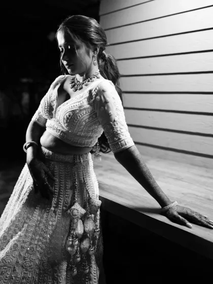 Glam for Sangeet & Reception photo 34