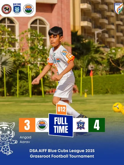 A close 3-4 thriller for our U12s, where Angad and Aarav kept the scoreboard ticking in a high-intensity match.