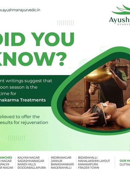 Did you know ancient Ayurvedic texts suggest the monsoon season is the ideal time for Panchakarma? This is because the body's channels are naturally open, allowing for the most effective rejuvenation and detoxification results.