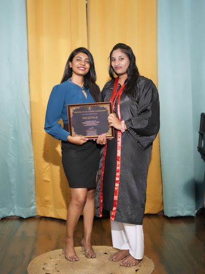 This student is now a certified professional, ready to create beautiful makeup looks.